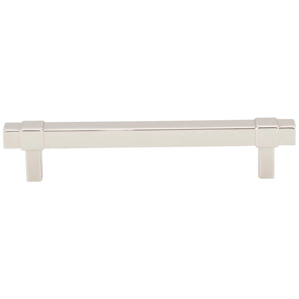 96 mm Center-to-Center Satin Nickel Square Zane Cabinet Pull