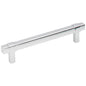 96 mm Center-to-Center Satin Nickel Square Zane Cabinet Pull