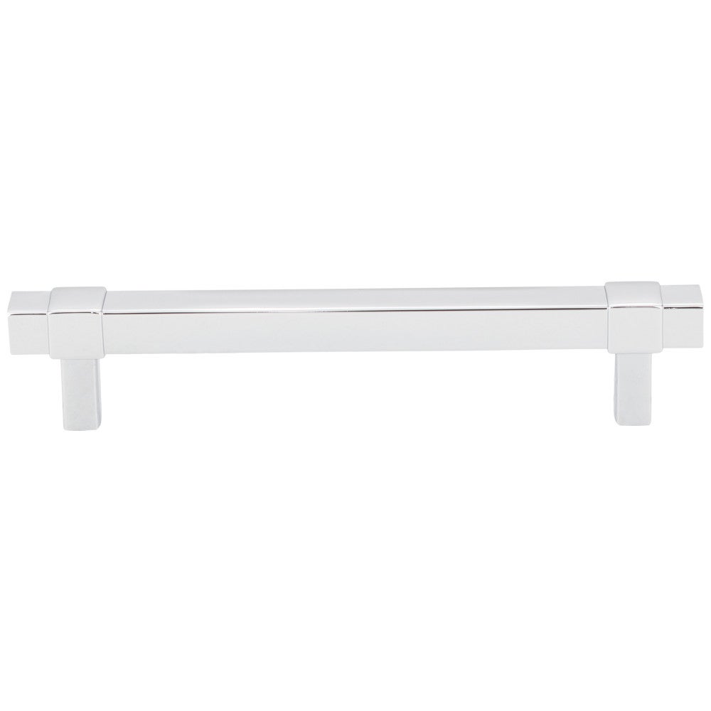 96 mm Center-to-Center Satin Nickel Square Zane Cabinet Pull