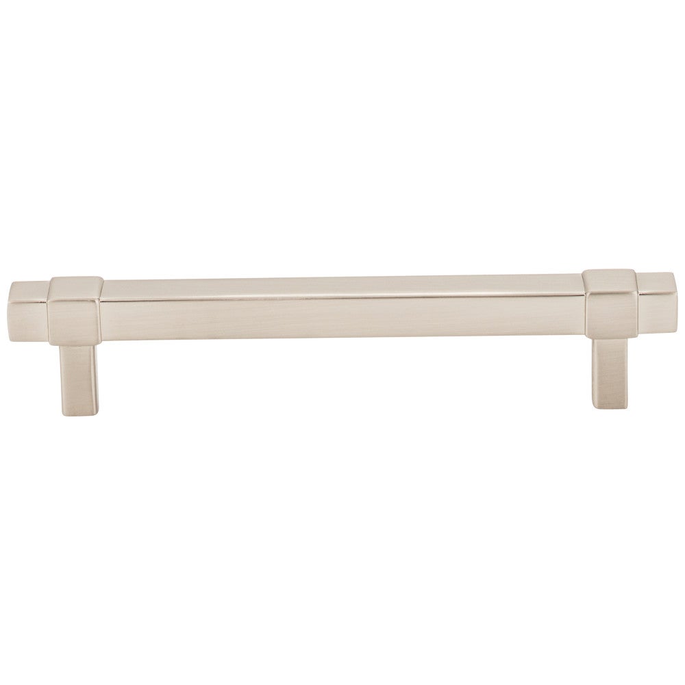 96 mm Center-to-Center Satin Nickel Square Zane Cabinet Pull