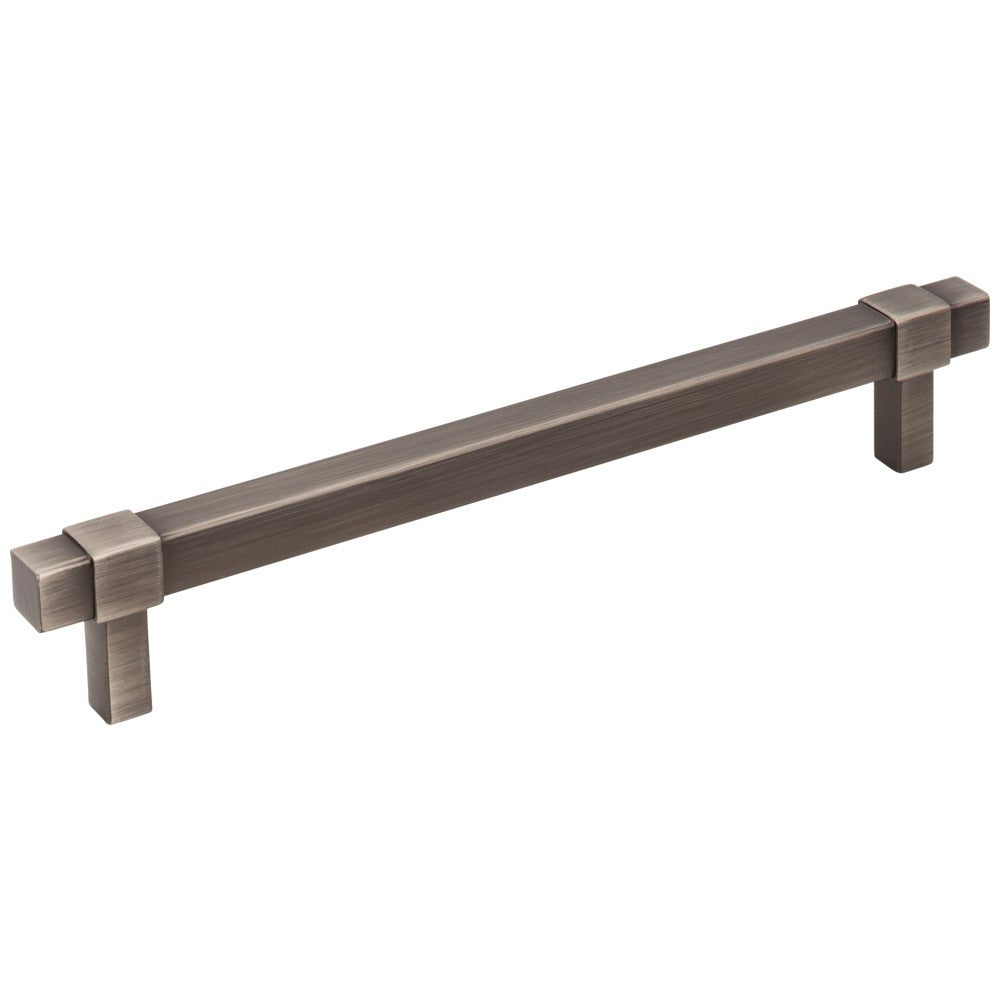 96 mm Center-to-Center Satin Nickel Square Zane Cabinet Pull