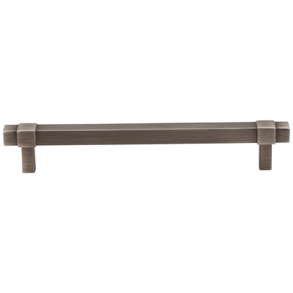 96 mm Center-to-Center Satin Nickel Square Zane Cabinet Pull