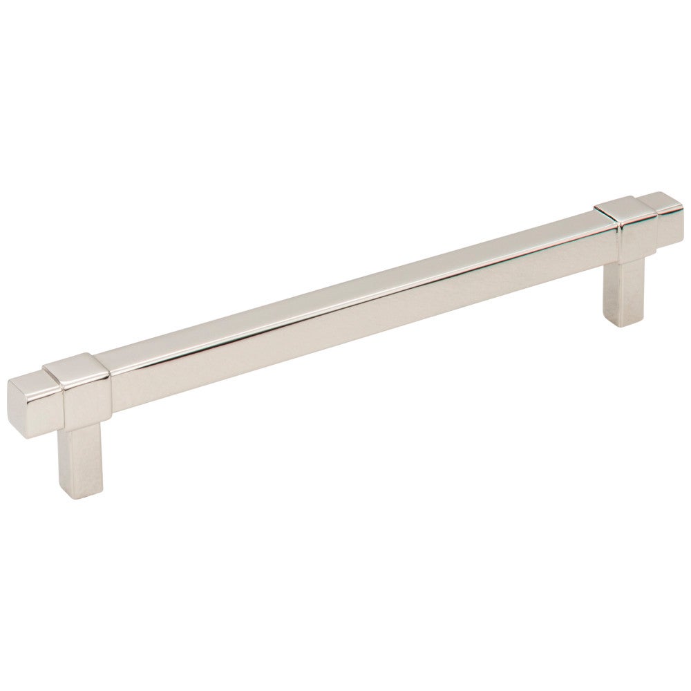 96 mm Center-to-Center Satin Nickel Square Zane Cabinet Pull