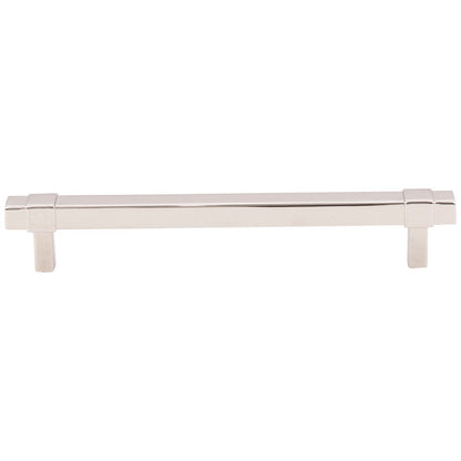 96 mm Center-to-Center Satin Nickel Square Zane Cabinet Pull