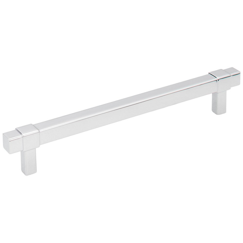 96 mm Center-to-Center Satin Nickel Square Zane Cabinet Pull