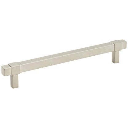 96 mm Center-to-Center Satin Nickel Square Zane Cabinet Pull