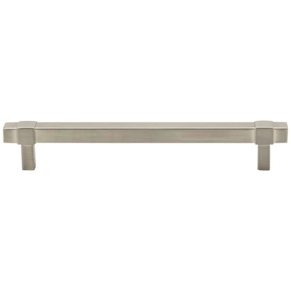 96 mm Center-to-Center Satin Nickel Square Zane Cabinet Pull