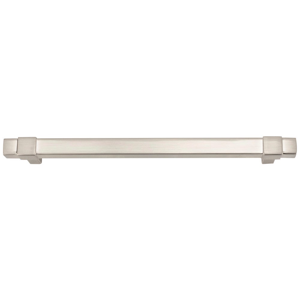 96 mm Center-to-Center Satin Nickel Square Zane Cabinet Pull