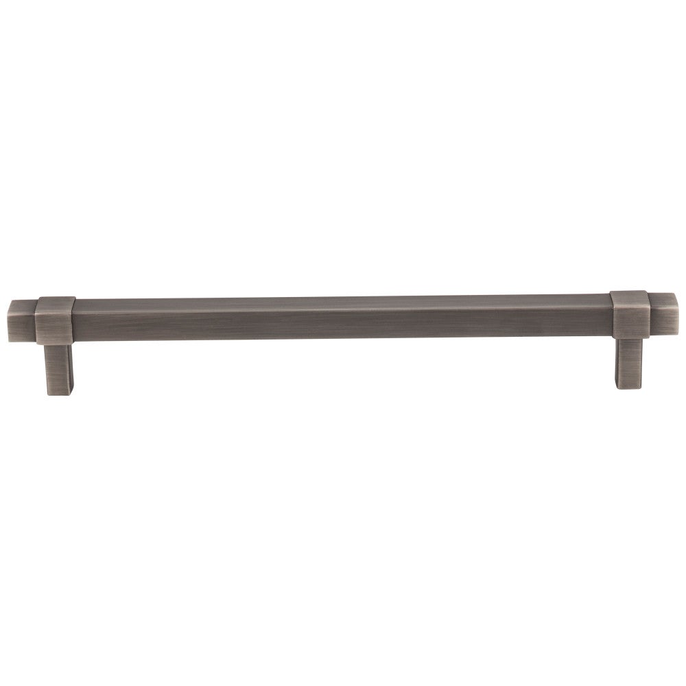 96 mm Center-to-Center Satin Nickel Square Zane Cabinet Pull