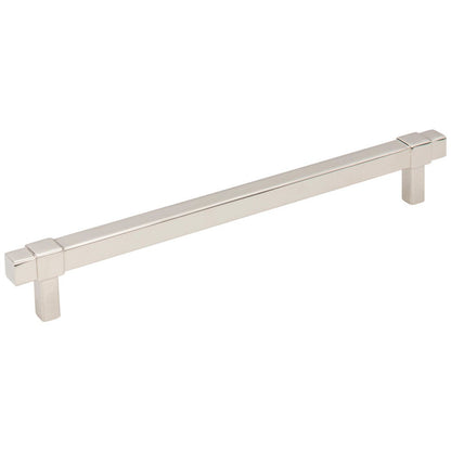 96 mm Center-to-Center Satin Nickel Square Zane Cabinet Pull
