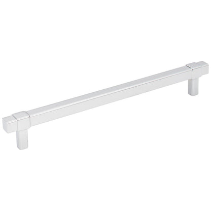 96 mm Center-to-Center Satin Nickel Square Zane Cabinet Pull