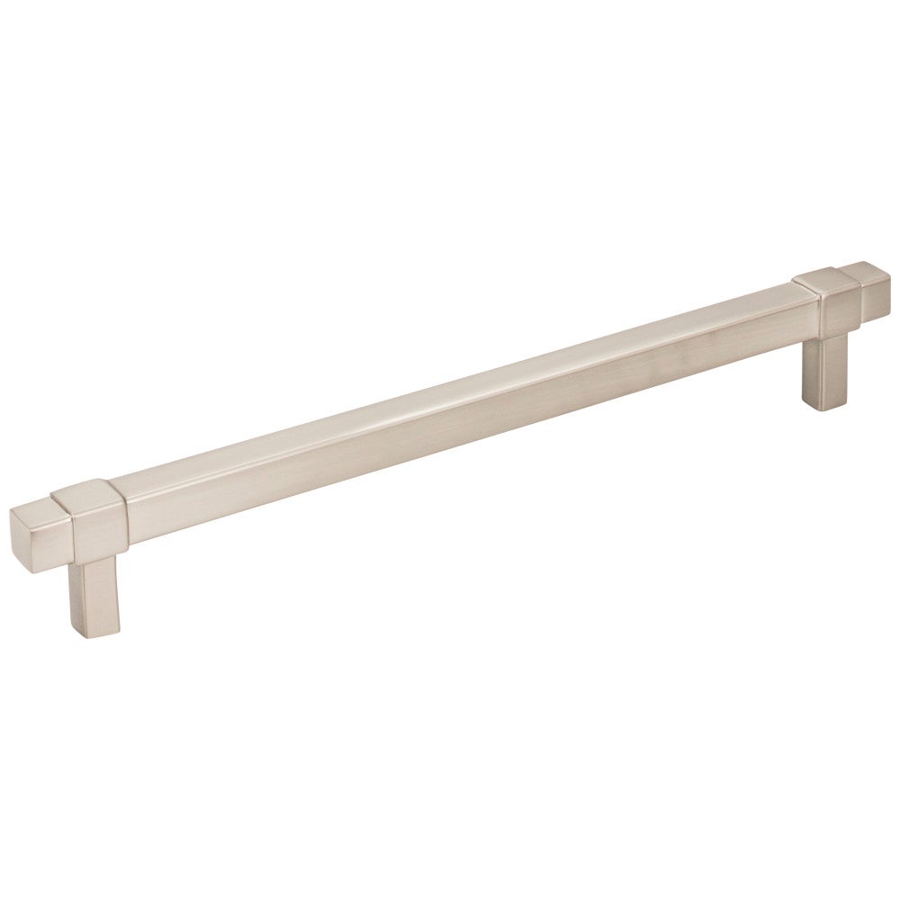 96 mm Center-to-Center Satin Nickel Square Zane Cabinet Pull
