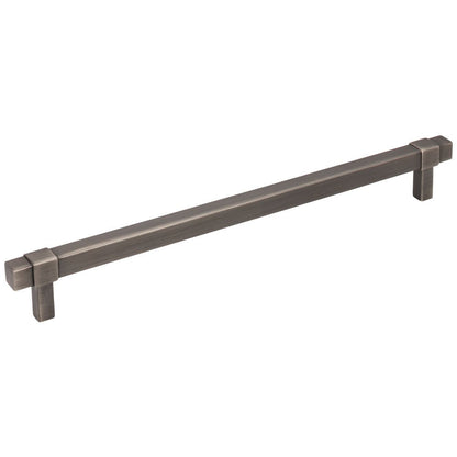 96 mm Center-to-Center Satin Nickel Square Zane Cabinet Pull