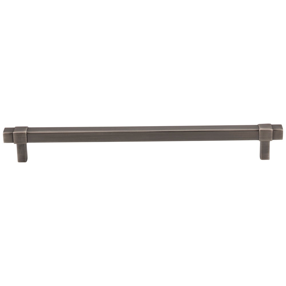 96 mm Center-to-Center Satin Nickel Square Zane Cabinet Pull