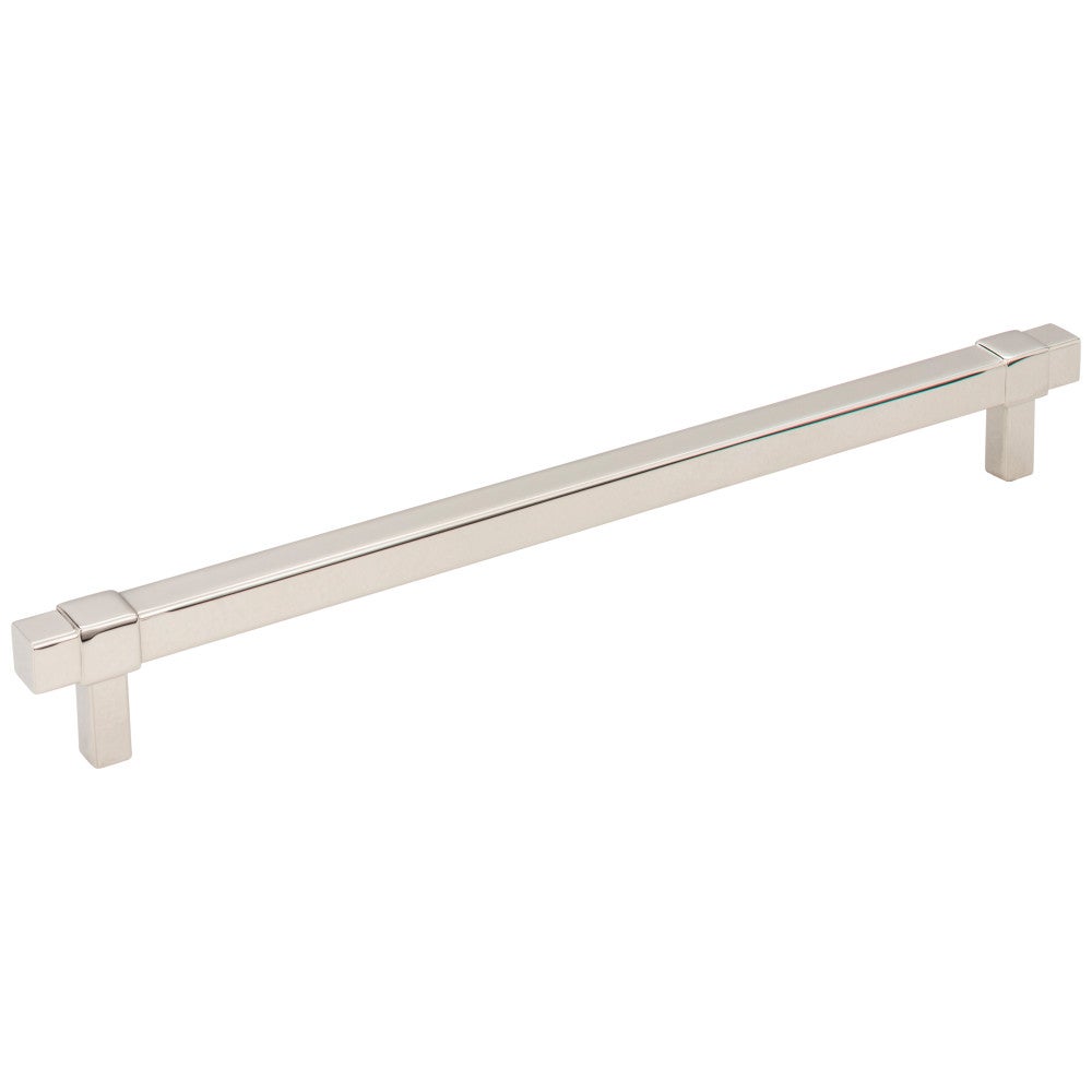 96 mm Center-to-Center Satin Nickel Square Zane Cabinet Pull