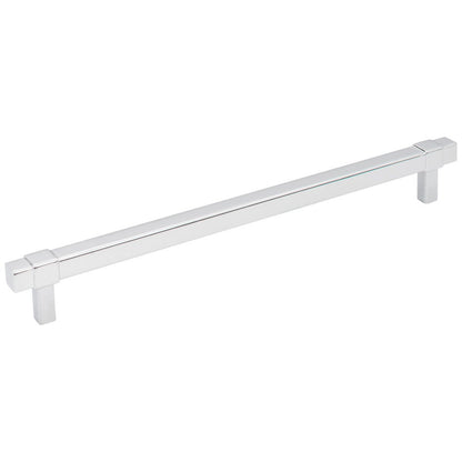 96 mm Center-to-Center Satin Nickel Square Zane Cabinet Pull