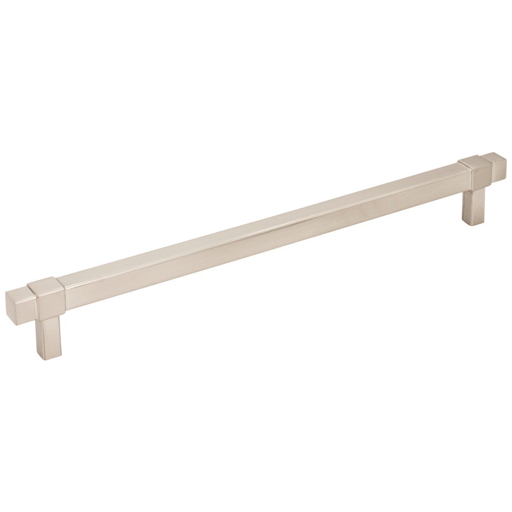 96 mm Center-to-Center Satin Nickel Square Zane Cabinet Pull