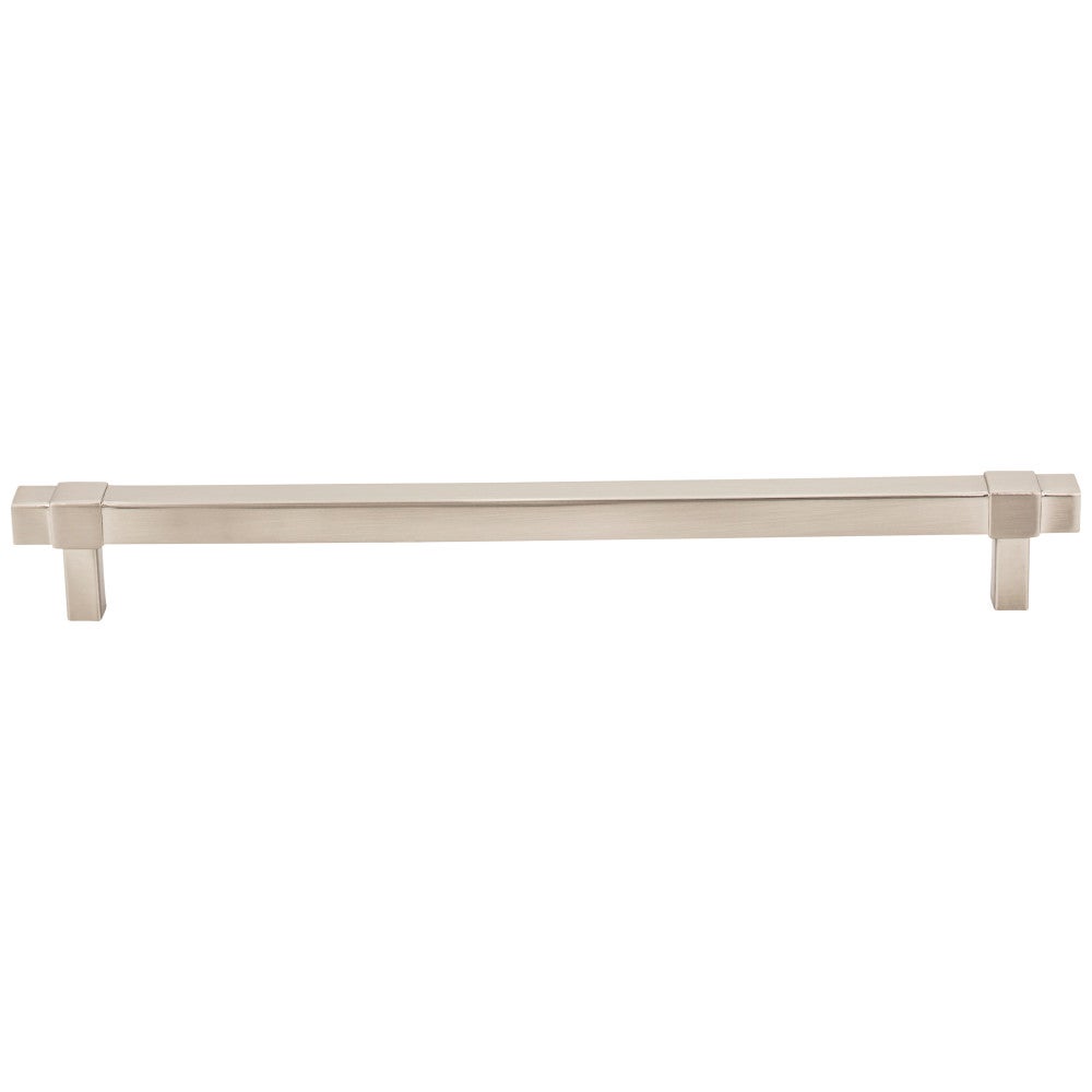 96 mm Center-to-Center Satin Nickel Square Zane Cabinet Pull
