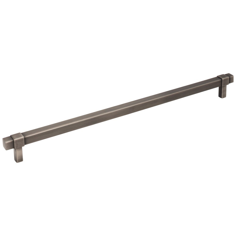 96 mm Center-to-Center Satin Nickel Square Zane Cabinet Pull