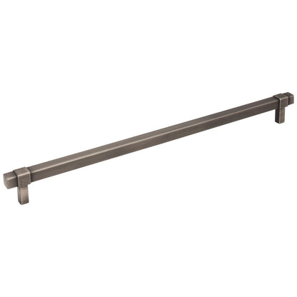 96 mm Center-to-Center Satin Nickel Square Zane Cabinet Pull