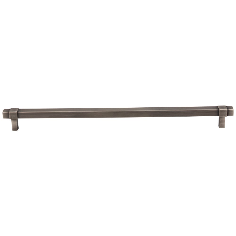 96 mm Center-to-Center Satin Nickel Square Zane Cabinet Pull