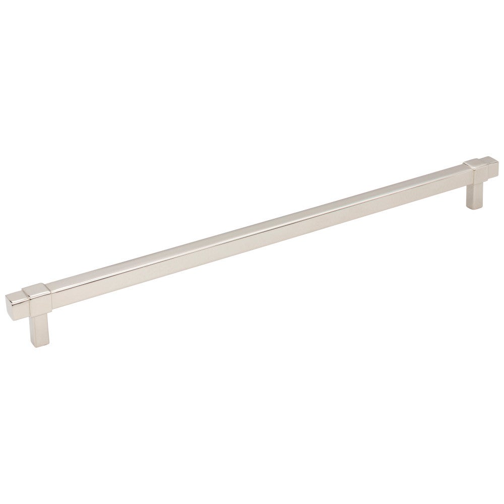 96 mm Center-to-Center Satin Nickel Square Zane Cabinet Pull