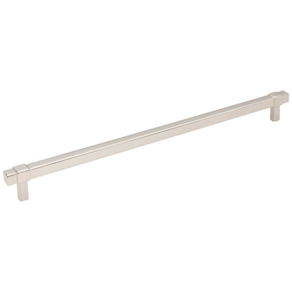 96 mm Center-to-Center Satin Nickel Square Zane Cabinet Pull