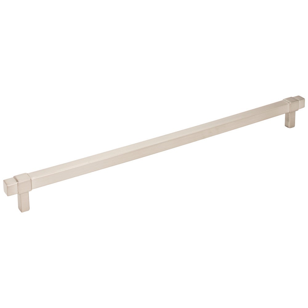 96 mm Center-to-Center Satin Nickel Square Zane Cabinet Pull