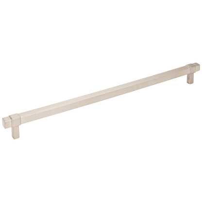 96 mm Center-to-Center Satin Nickel Square Zane Cabinet Pull
