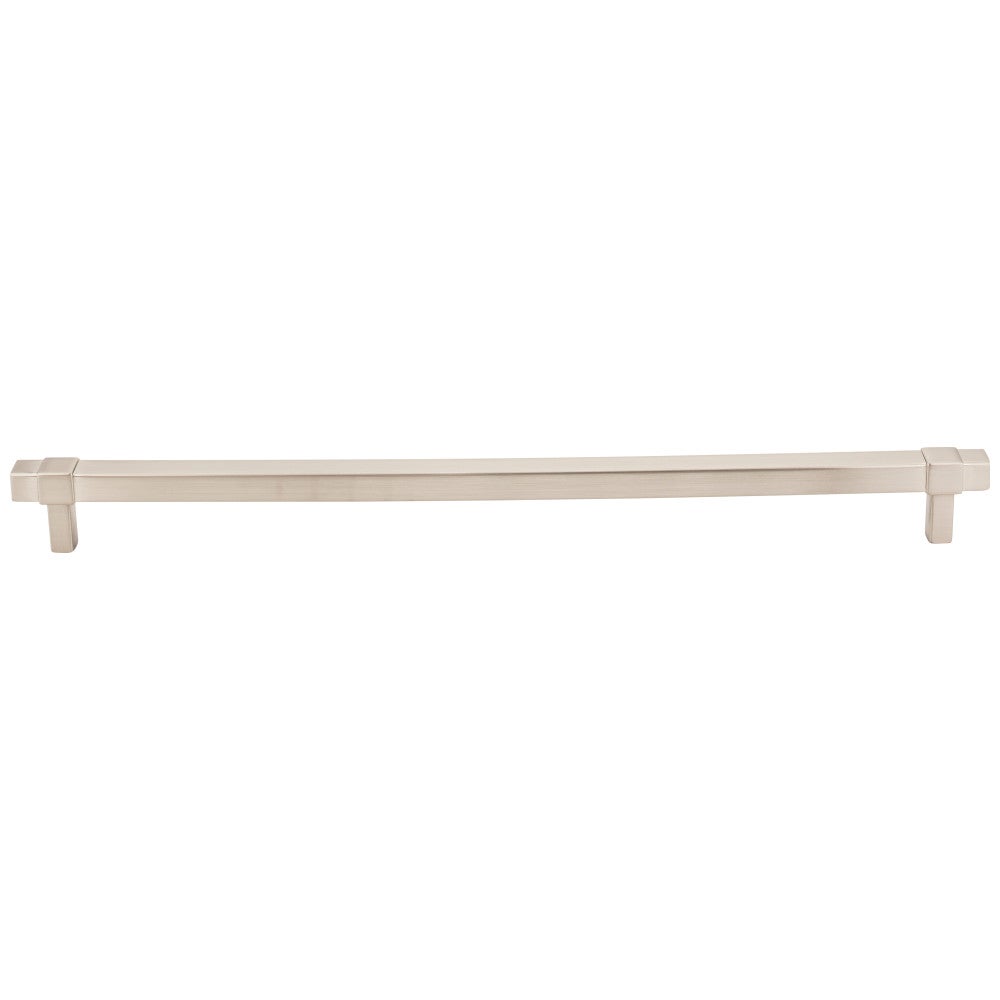 96 mm Center-to-Center Satin Nickel Square Zane Cabinet Pull