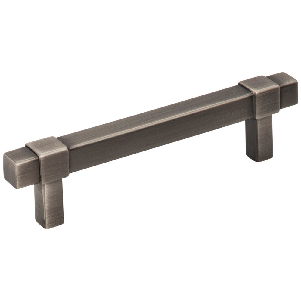 96 mm Center-to-Center Satin Nickel Square Zane Cabinet Pull