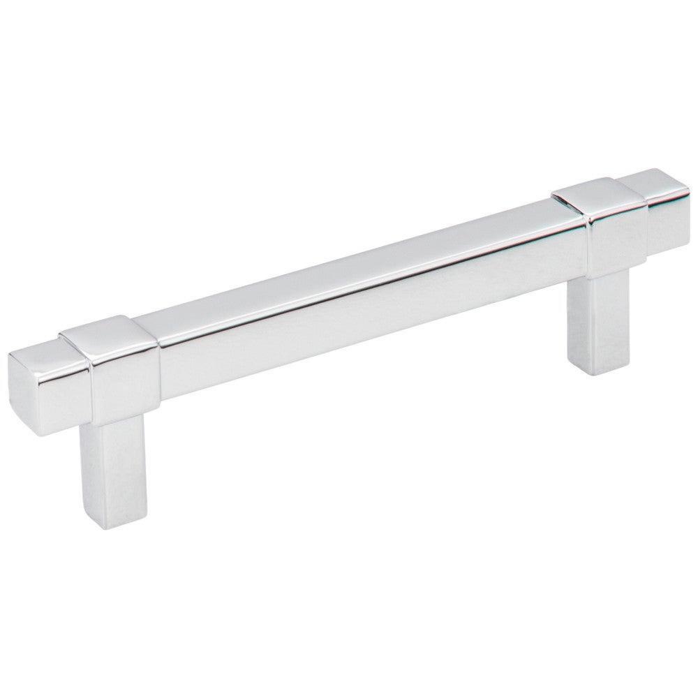 96 mm Center-to-Center Satin Nickel Square Zane Cabinet Pull