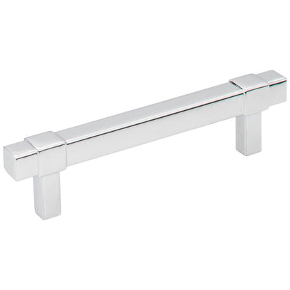 96 mm Center-to-Center Satin Nickel Square Zane Cabinet Pull