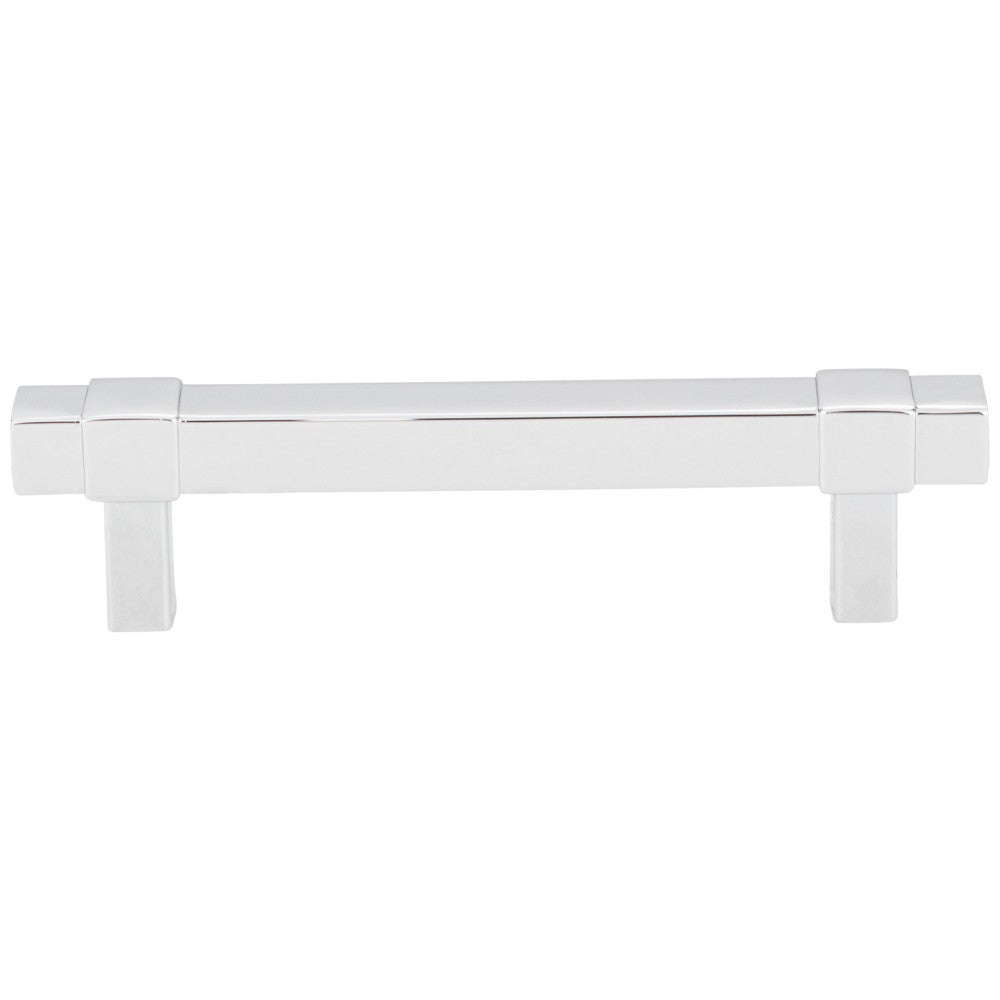 96 mm Center-to-Center Satin Nickel Square Zane Cabinet Pull