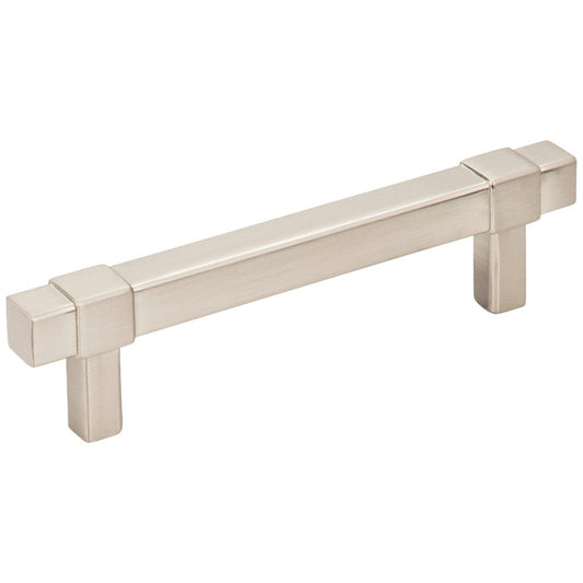 96 mm Center-to-Center Satin Nickel Square Zane Cabinet Pull