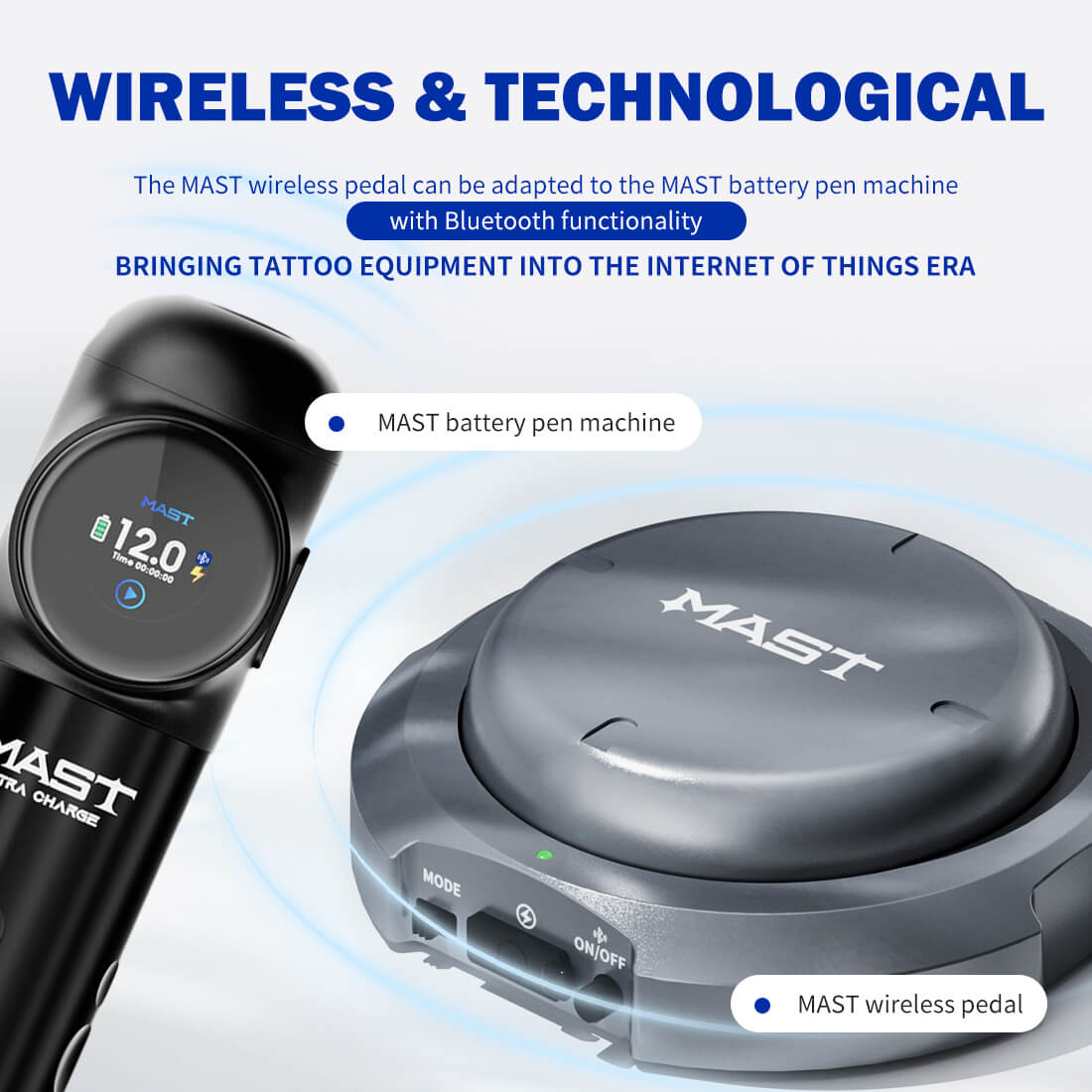 Mast Archer S by Dragonhawk | Wireless Tattoo Pen Machine