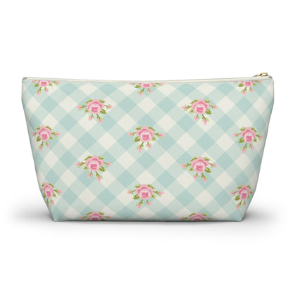 Customizable: Charming Floral Accessory Pouch | Perfect for Makeup, Travel, Gifts, Home Organization, Cute Storage
