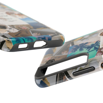 Inspiring Vision Board Phone Case, Motivational Tough Case, Adventurous Gift for Her, Self-Care, Dream Big, Unique Phone Accessory