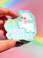 I Know I'm Fat Sticker