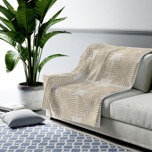 Pattern Blanket Plush Throw | Kitchen + Metal