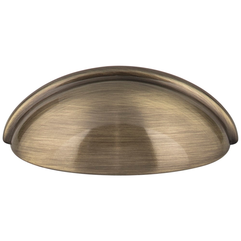3" Center-to-Center Satin Nickel Florence Cabinet Cup Pull