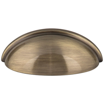 3" Center-to-Center Satin Nickel Florence Cabinet Cup Pull