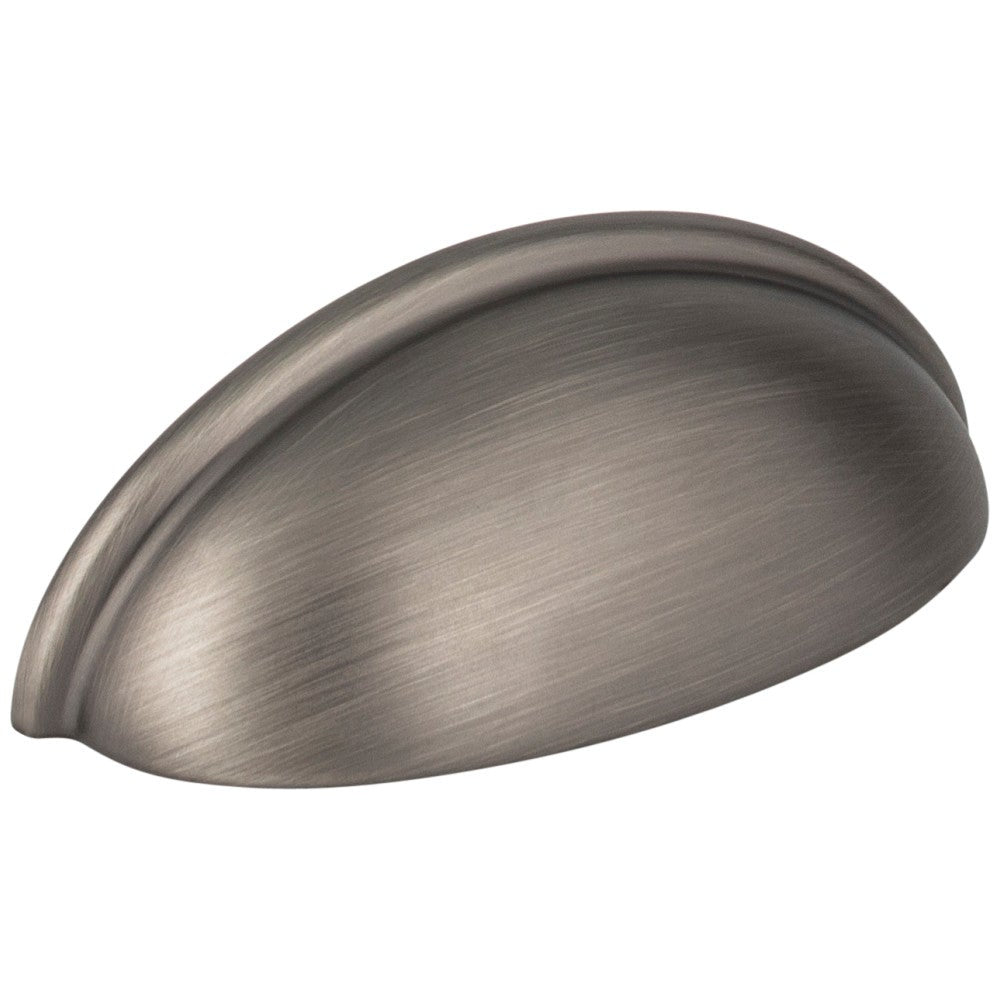 3" Center-to-Center Satin Nickel Florence Cabinet Cup Pull