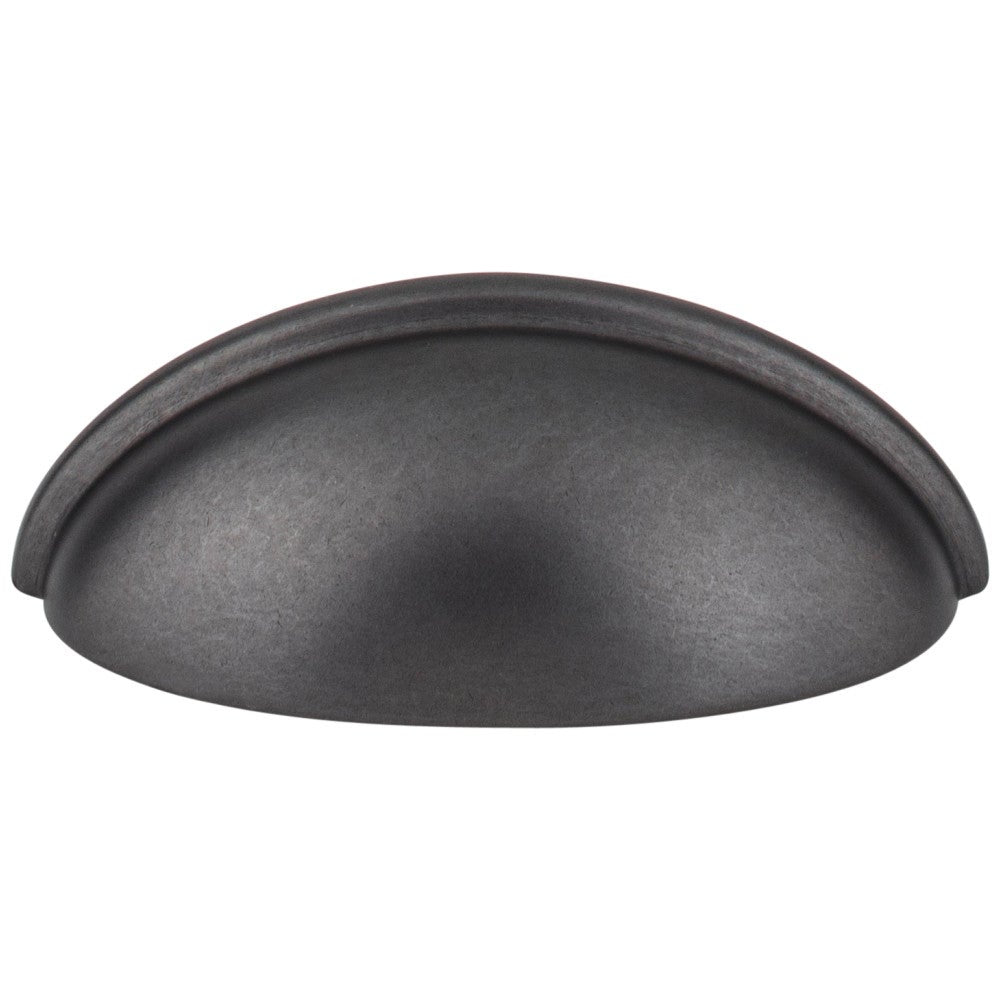 3" Center-to-Center Satin Nickel Florence Cabinet Cup Pull