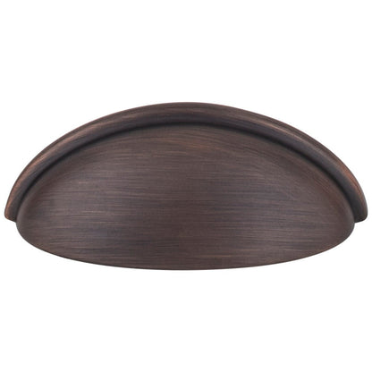 3" Center-to-Center Satin Nickel Florence Cabinet Cup Pull