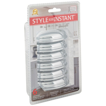 3" Center-to-Center Satin Nickel Florence Retail Packaged Cabinet Cup Pull