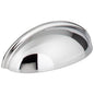3" Center-to-Center Satin Nickel Florence Cabinet Cup Pull