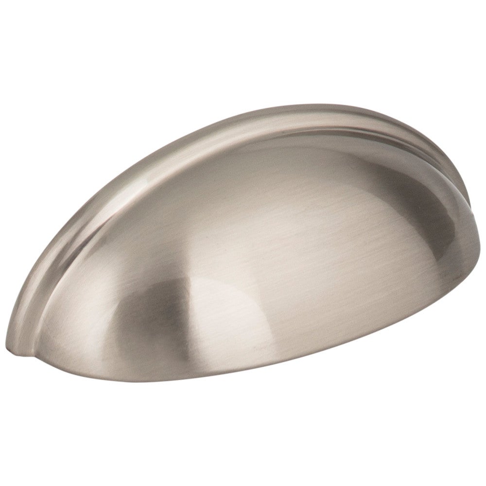 3" Center-to-Center Satin Nickel Florence Retail Packaged Cabinet Cup Pull