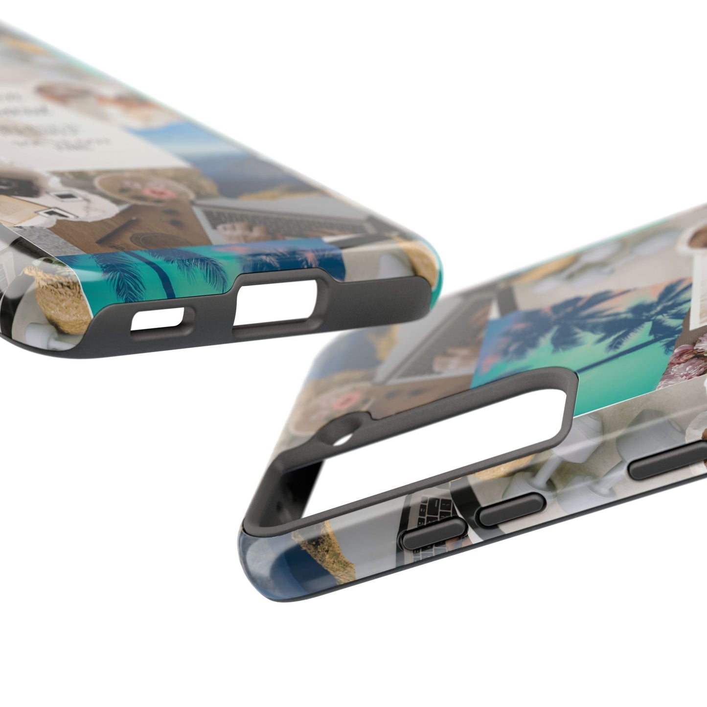 Inspiring Vision Board Phone Case, Motivational Tough Case, Adventurous Gift for Her, Self-Care, Dream Big, Unique Phone Accessory