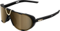 100% Westcraft Sunglasses - Soft Tact Black - Soft Gold Mirror 61046-258-01